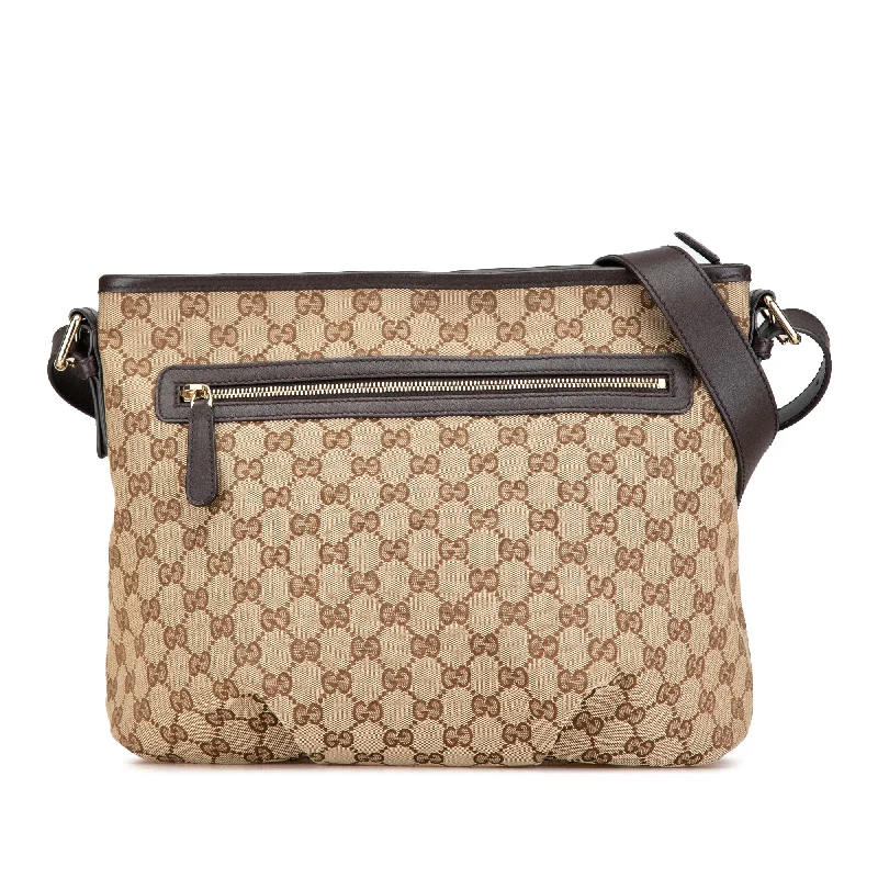 Tan Gucci GG Canvas Crossbody