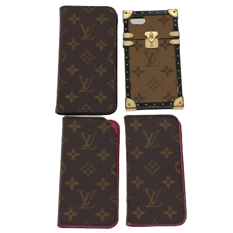 LOUIS VUITTON Monogram Cell Phone Case 4Set LV  45626