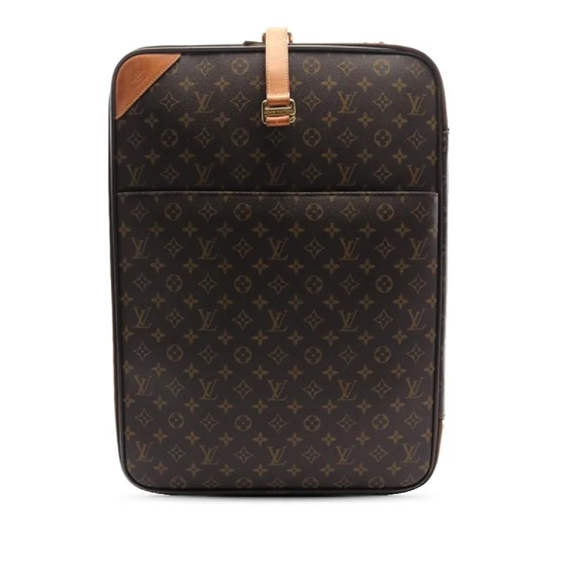 Brown Louis Vuitton Monogram Pegase 55 Travel Bag