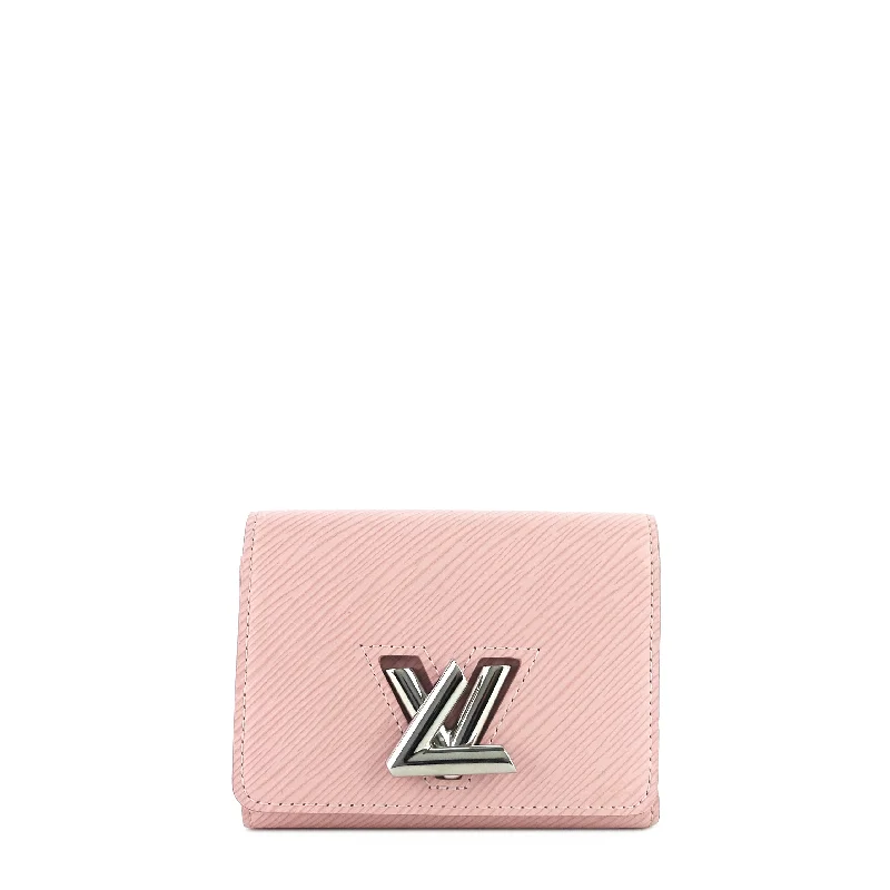 Twist Pink Epi Leather Compact Wallet