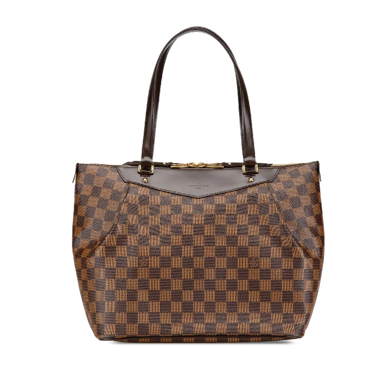 Brown Louis Vuitton Damier Ebene Westminster GM Shoulder Bag