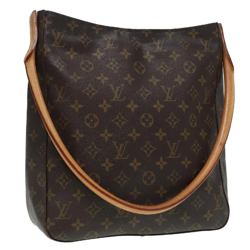 LOUIS VUITTON Monogram Looping GM Shoulder Bag M51145 LV Auth 87586