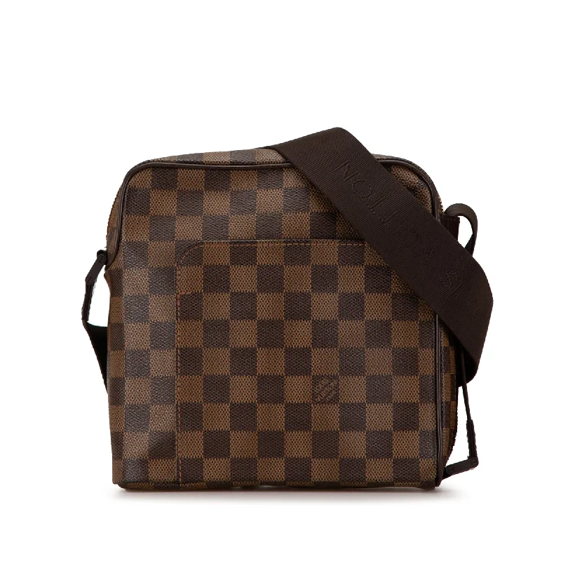 Brown Louis Vuitton Damier Ebene Olav PM Crossbody Bag