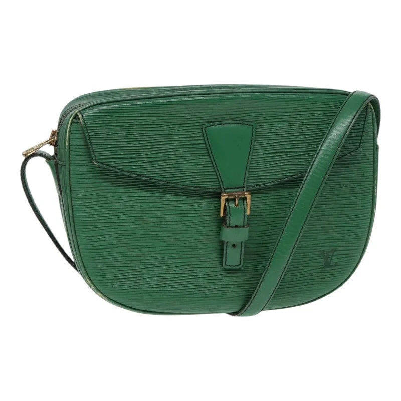 LOUIS VUITTON Epi Jeune Fille MM Shoulder Bag Green M52154 LV Auth 86819