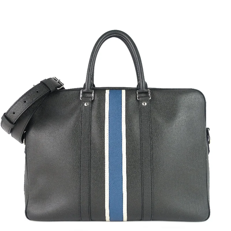 Porte-Document Voyage Ardoise Leather Briefcase Bag