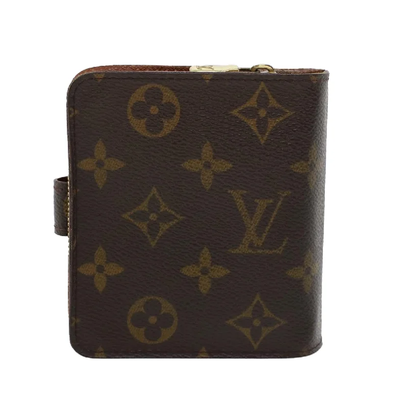 LOUIS VUITTON Monogram Compact Zip Wallet M61667 LV  43725