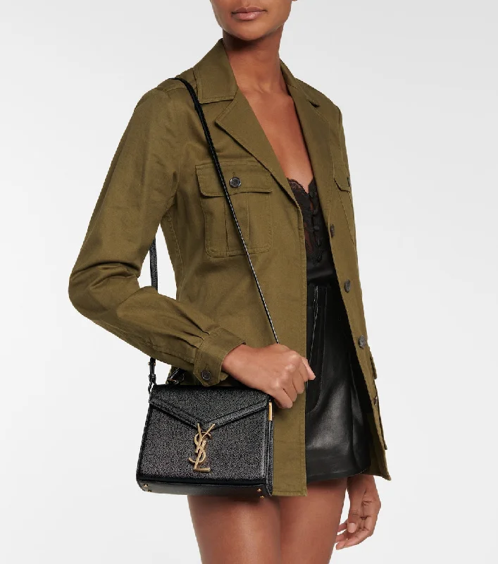 YSL MINI CASSANDRA LEATHER SHOULDER BAG