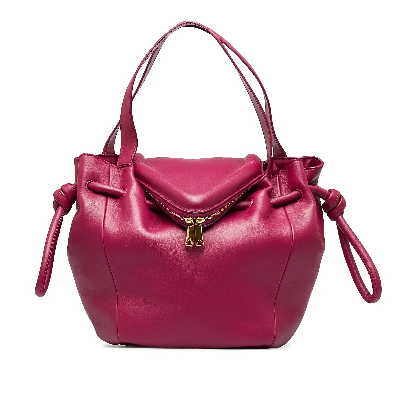 Pink Bottega Veneta Beak Handbag