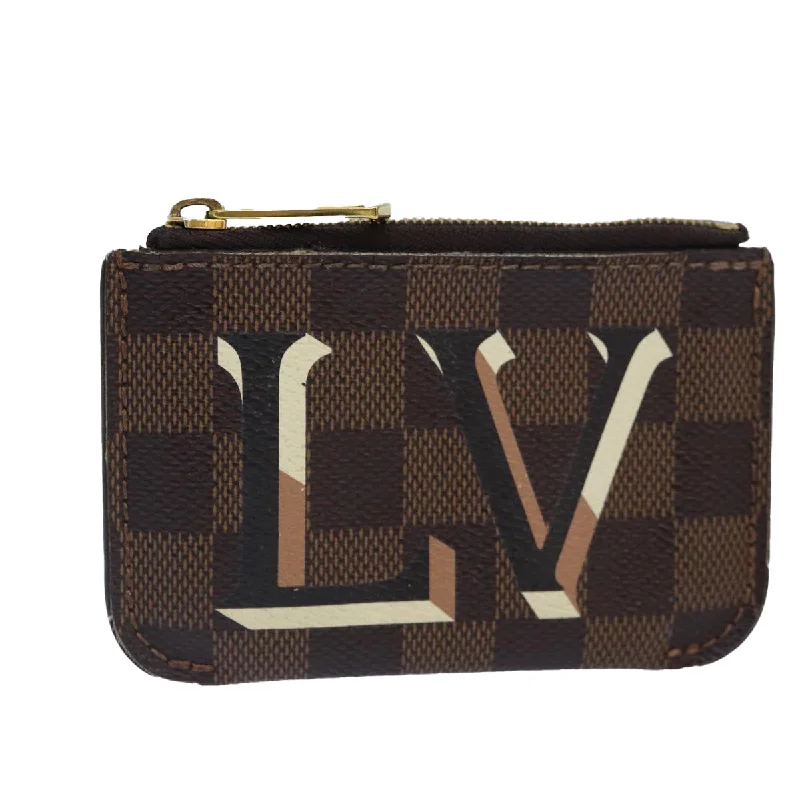 LOUIS VUITTON Damier Ebene Belmont NV Pouch LV Auth bs16821