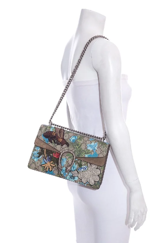 Gucci GG Supreme Blooms Embroidered Dionysus Handbag