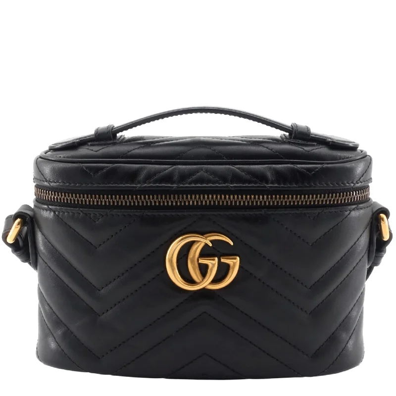 GG Marmont Mini Vanity Leather Crossbody Bag