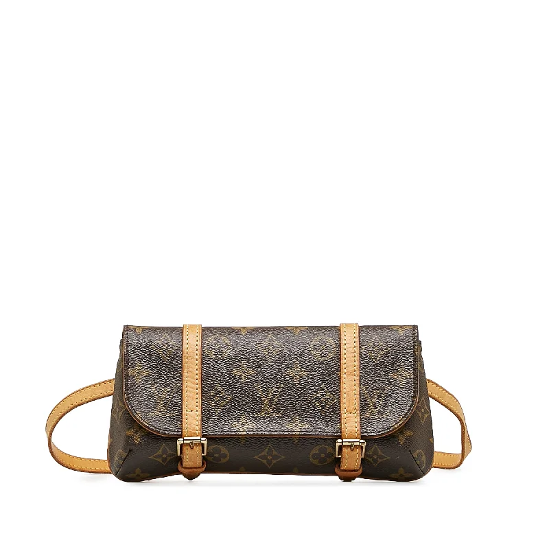 Brown Louis Vuitton Monogram Pochette Marelle PM Belt Bag