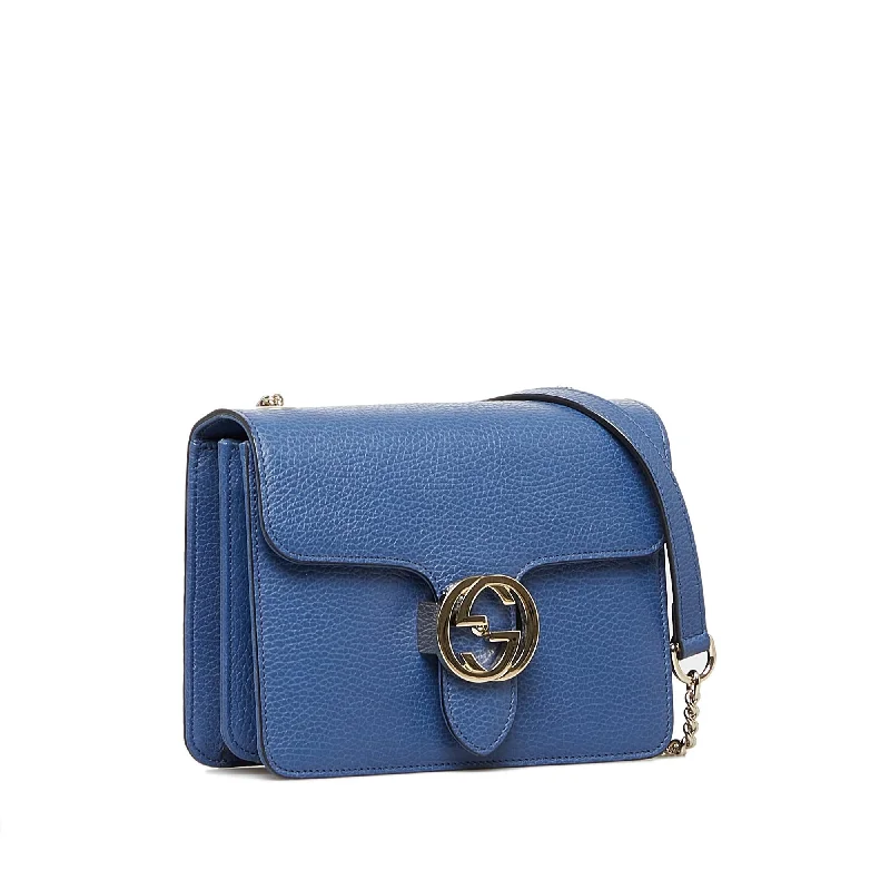 Gucci Dollar Calf Interlocking G Crossbody (v17dFN)