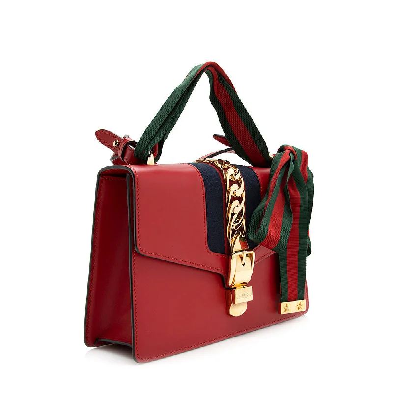 Gucci Calfskin Sylvie Small Shoulder Bag (21174)