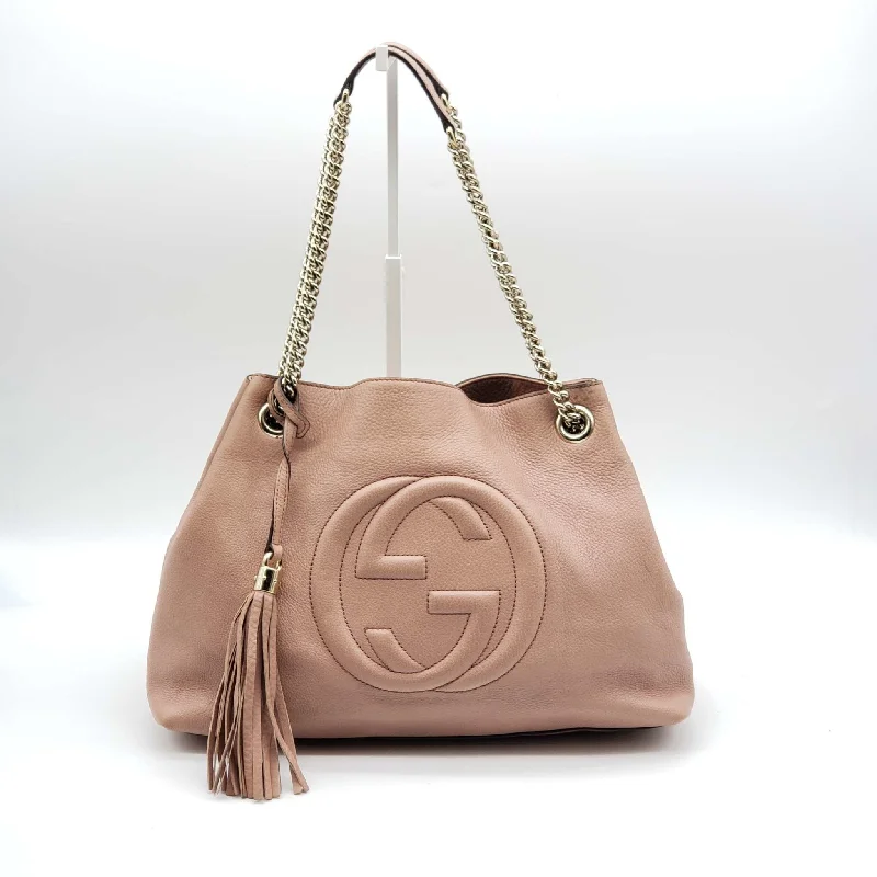 Gucci Soho on Chain Leather Shoulder Bag