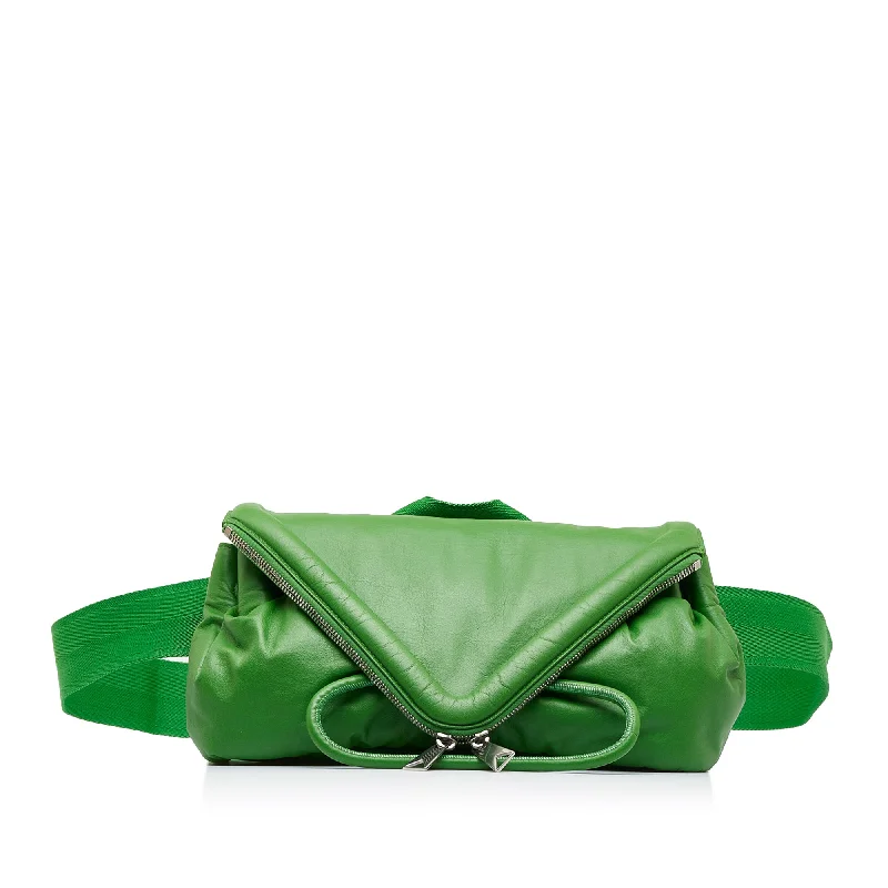 Green Bottega Veneta Beak Belt Bag