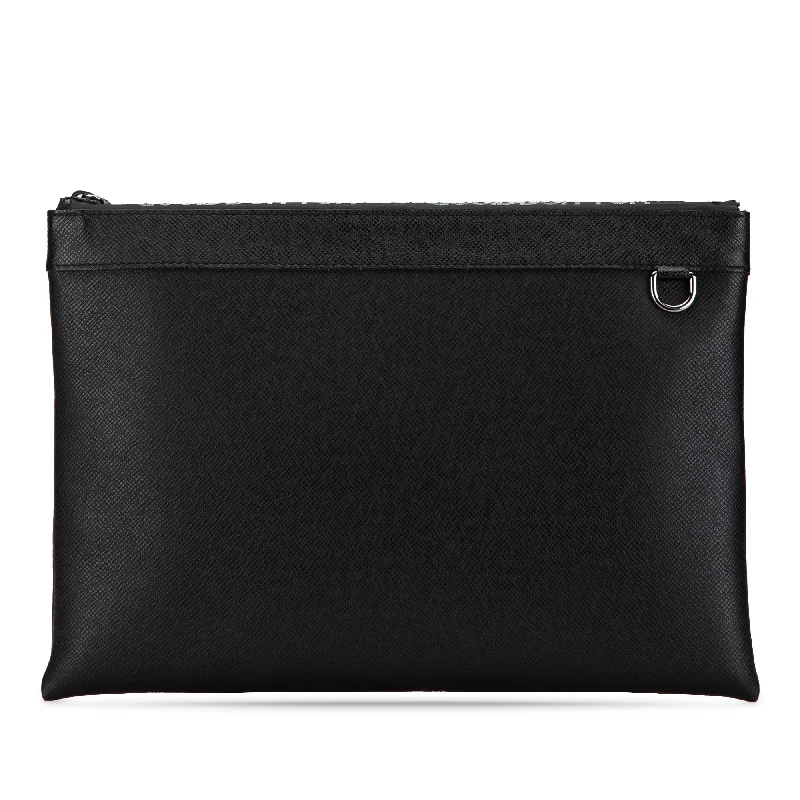 Black Louis Vuitton Taiga Apollo Pochette Clutch Bag