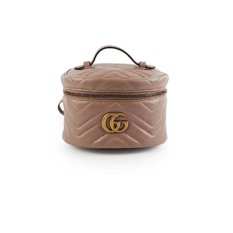 Gucci Small Vanity Backpack Beige Backpack