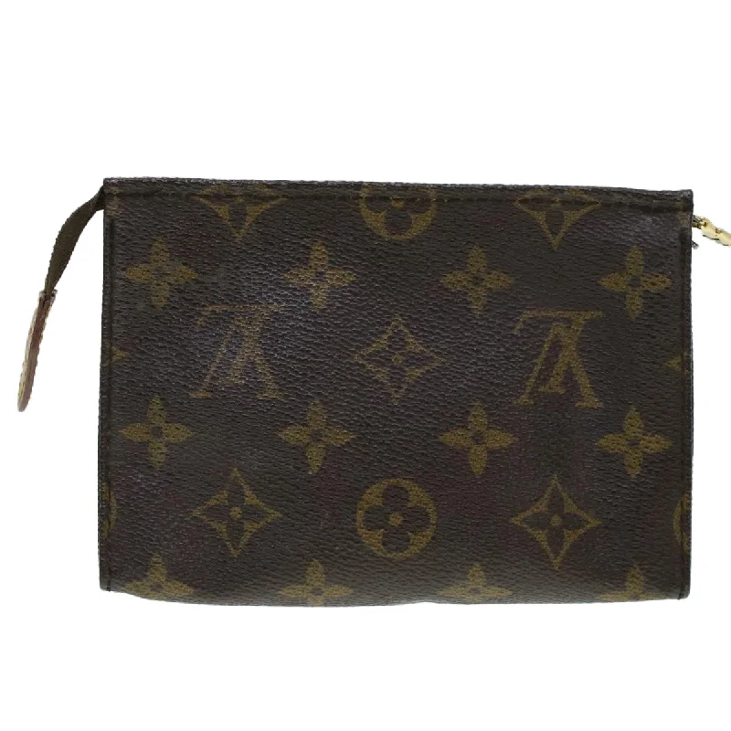 LOUIS VUITTON Monogram Poche Toilette 15 Pouch M47546 LV  45337