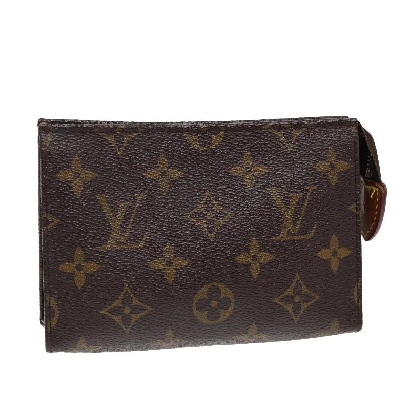 LOUIS VUITTON Monogram Poche Toilette 15 Pouch M47546 LV Auth 87459