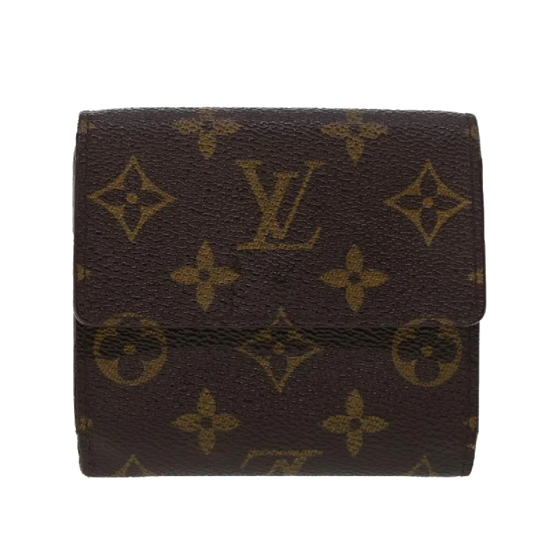 LOUIS VUITTON Monogram Portefeuille Elise Wallet M61654 LV  44081