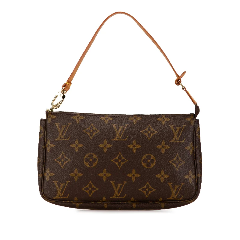 Brown Louis Vuitton Monogram Pochette Accessoires Shoulder Bag