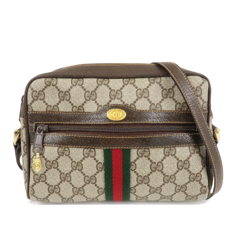 GUCCI Old Gucci Sherry GG Supreme Leather Shoulder Bag 010.378