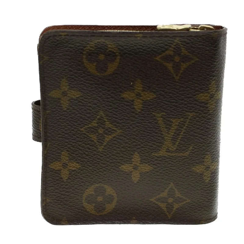 LOUIS VUITTON Monogram Compact Zip Wallet M61667 LV  43836