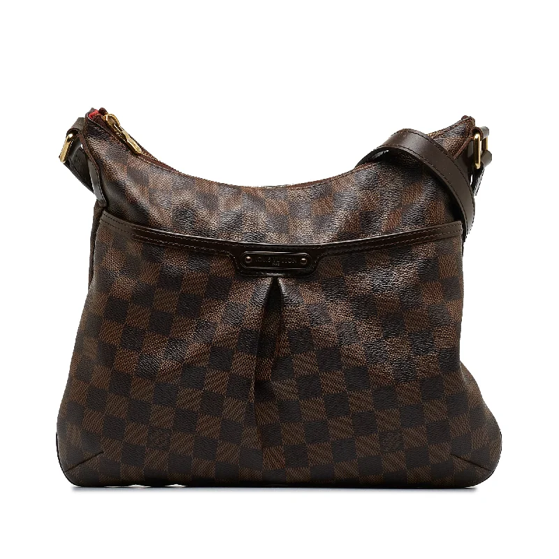 Brown Louis Vuitton Damier Ebene Bloomsbury PM Crossbody Bag