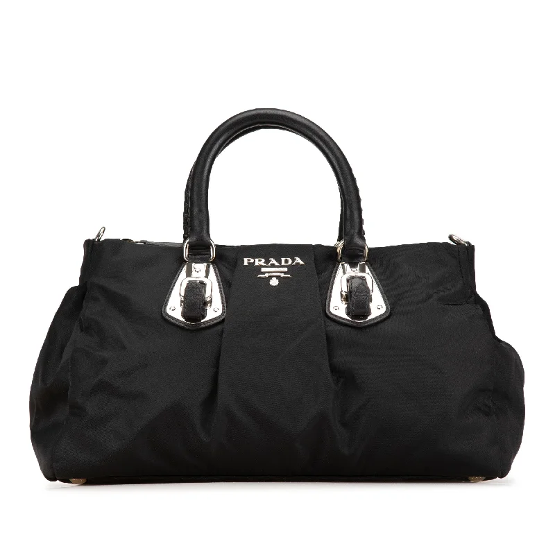 Black Prada Tessuto Satchel