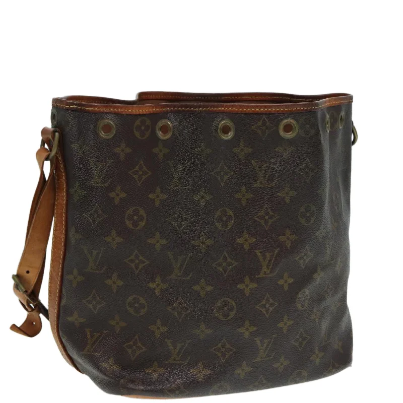 LOUIS VUITTON Monogram Petit Noe Shoulder Bag M42226 LV Auth 86756