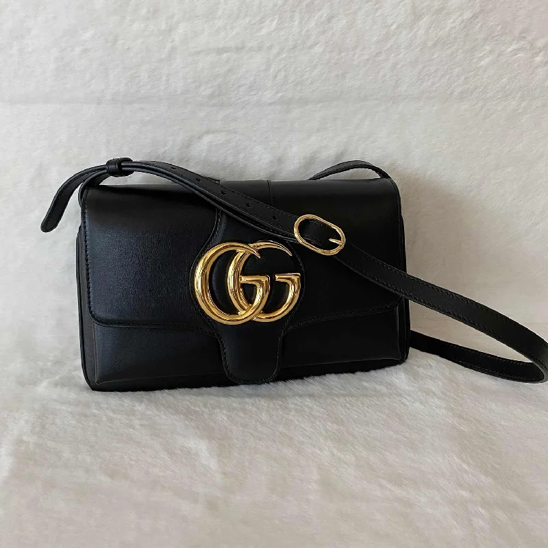 Gucci GG Marmont Leather Aril Shoulder Bag