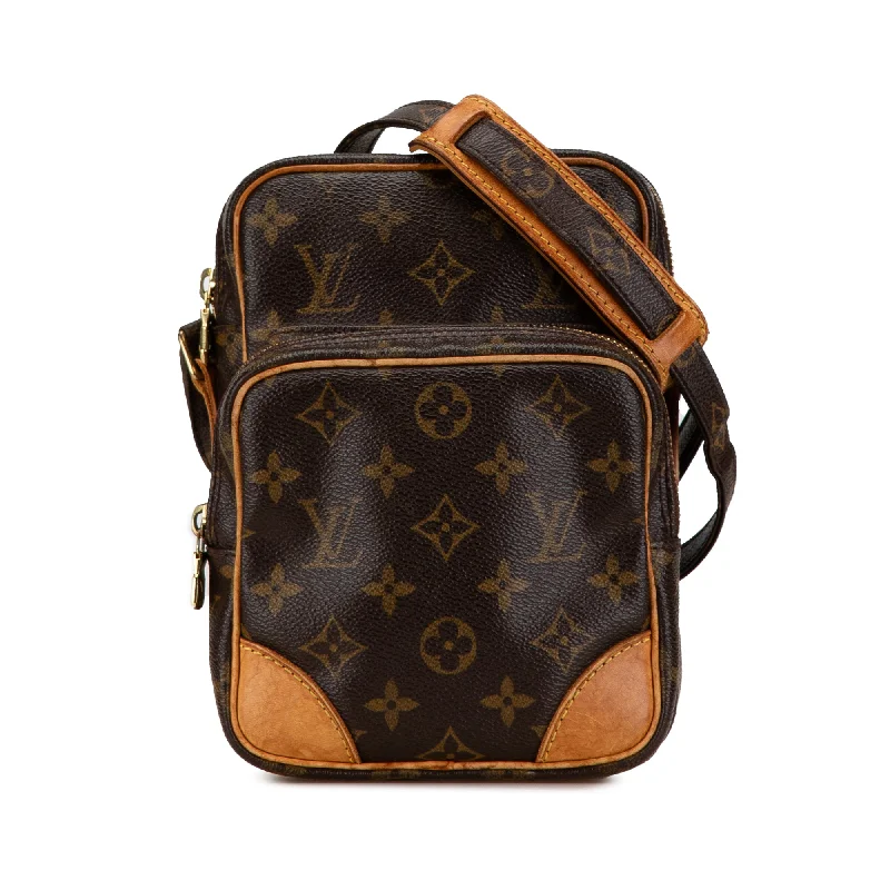 Brown Louis Vuitton Monogram Amazone Crossbody Bag