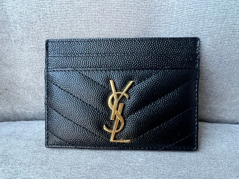 Yves Saint Laurent (YSL) Black Card Holder (RRP £230)