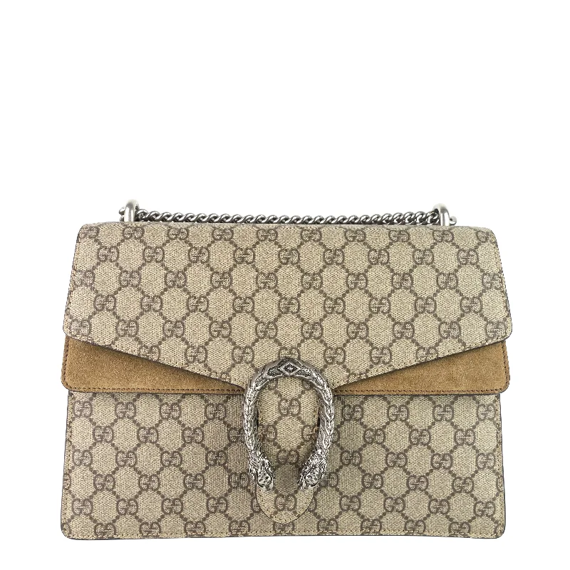 Dionysus Medium GG Supreme Monogram Canvas Bag