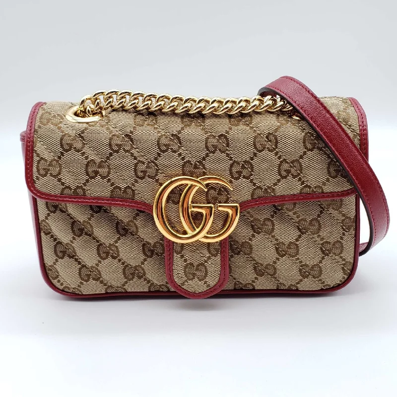 Gucci GG Marmont Mini Canvas & Leather Shoulder Bag