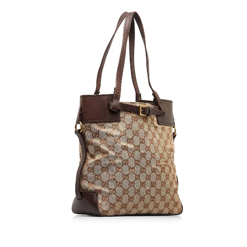 Brown Gucci GG Canvas Tote Bag