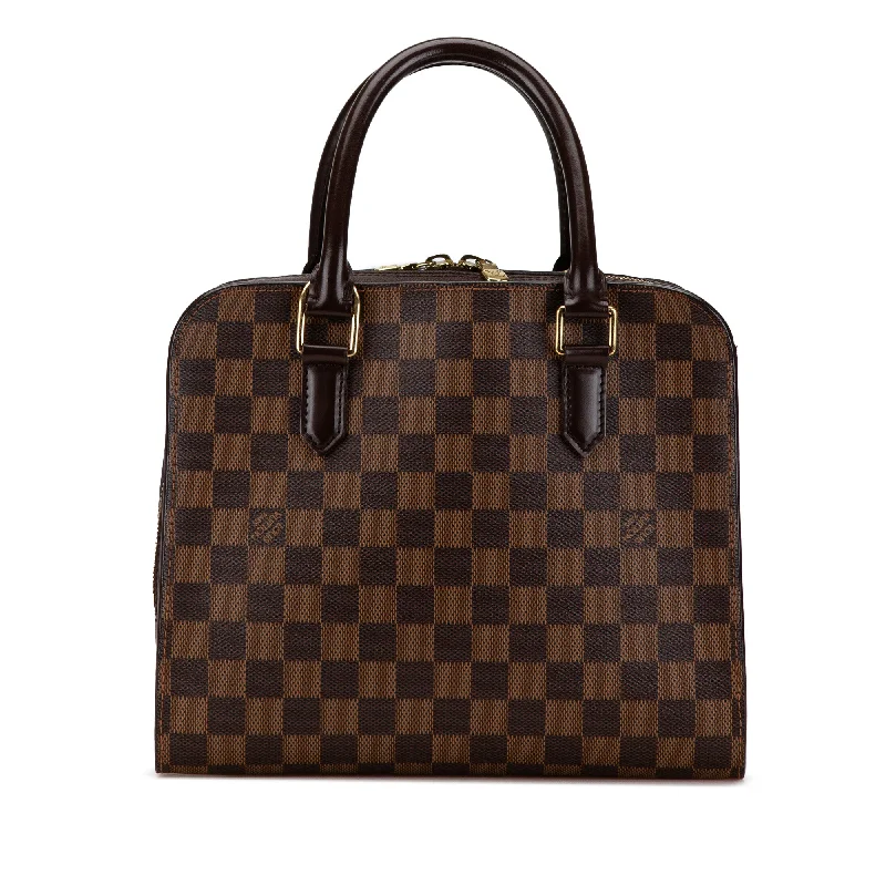 Brown Louis Vuitton Damier Ebene Triana Handbag