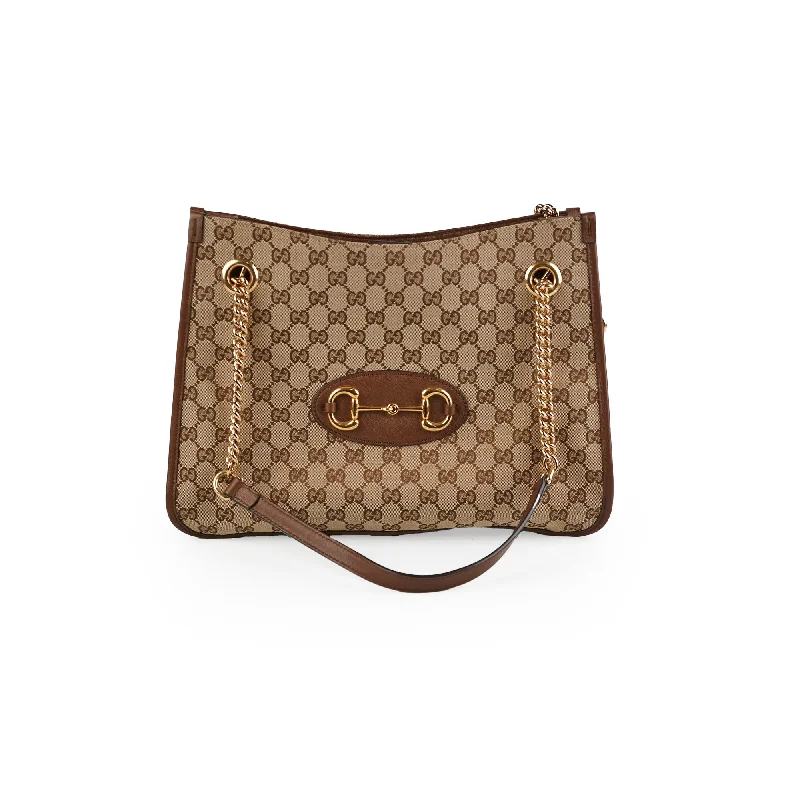 Gucci Monogram Brown Tote