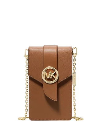 Michael Michael Kors Small Saffiano Leather Smartphone Crossbody Bag