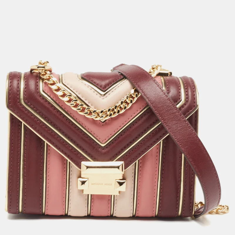 Multicolor Quilted Leather Whitney Shoulder Bag