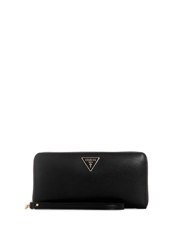 Black Corina Large Wallet