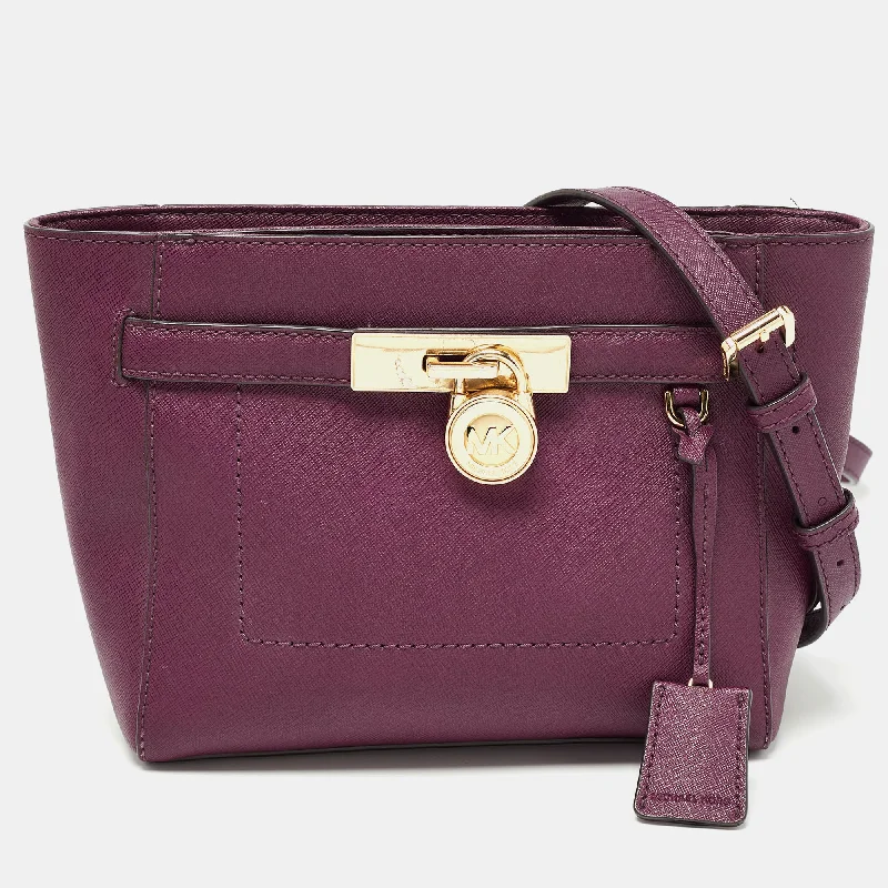 Burgundy Leather Hamilton Crossbody Bag