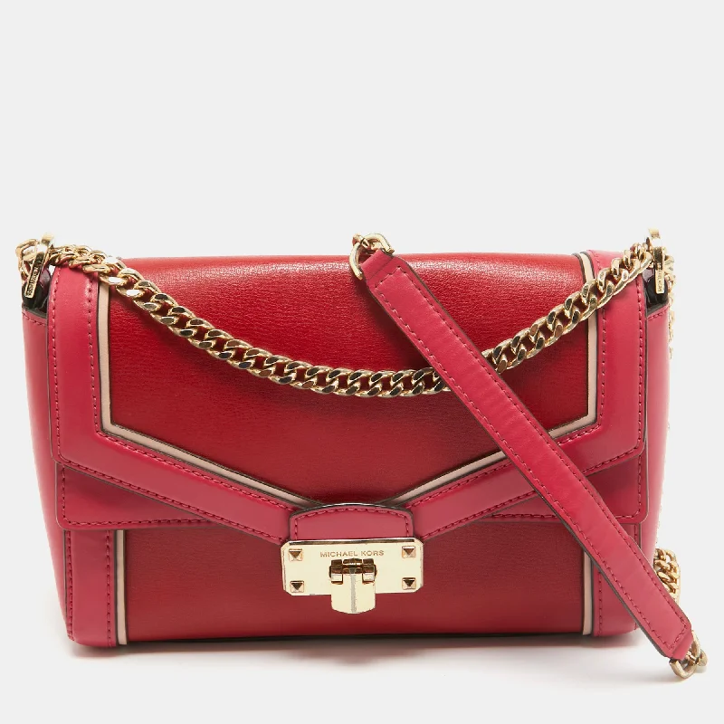 Pink Leather Kinsley Top Handle Bag