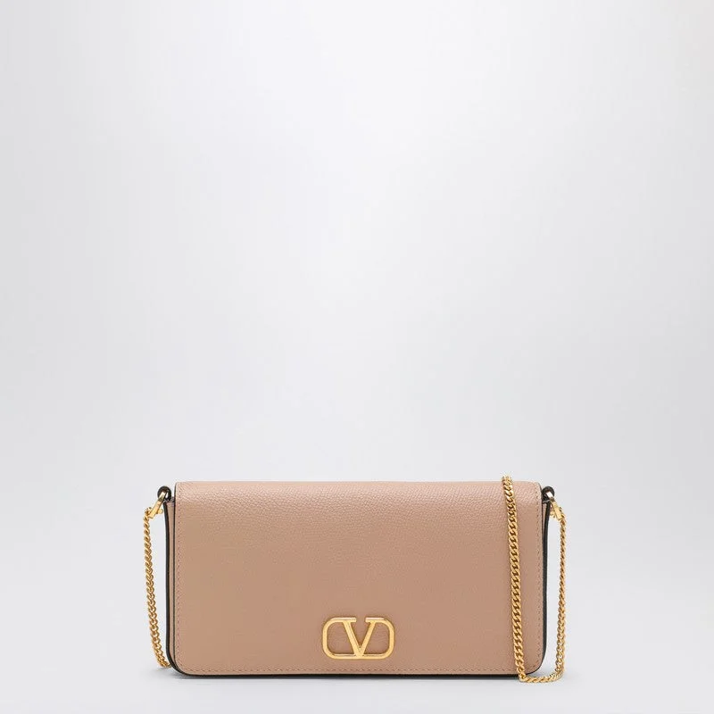 VLogo Signature Cinnamon Rose Shoulder Bag