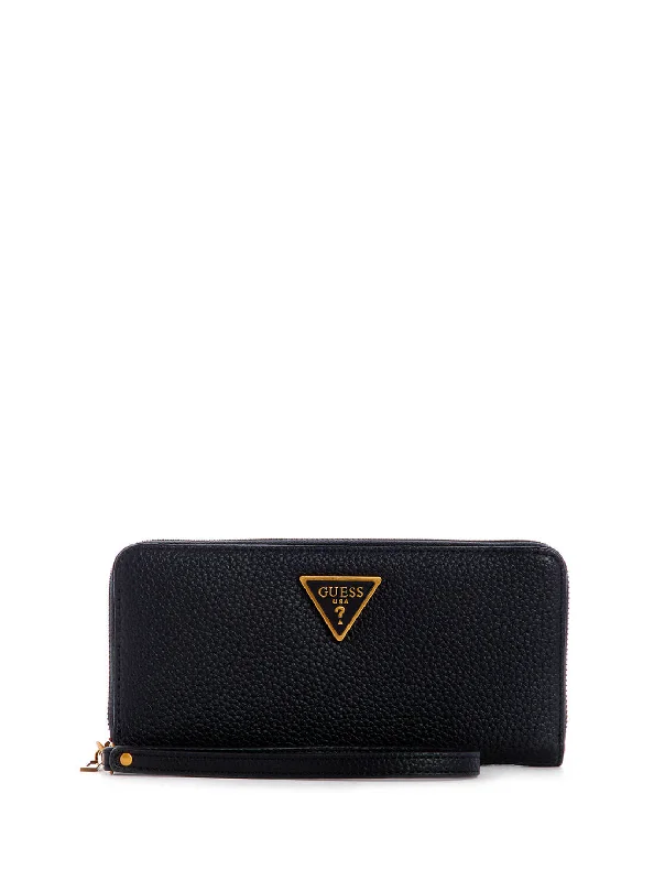 Black Downtown Chic Large Wallet