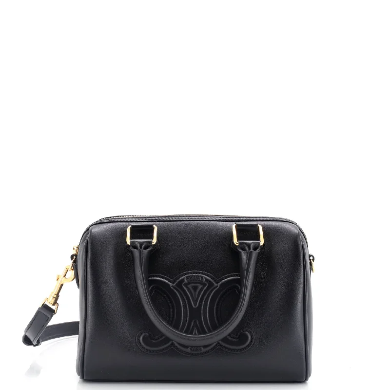 Cuir Triomphe Boston Bag Leather Small