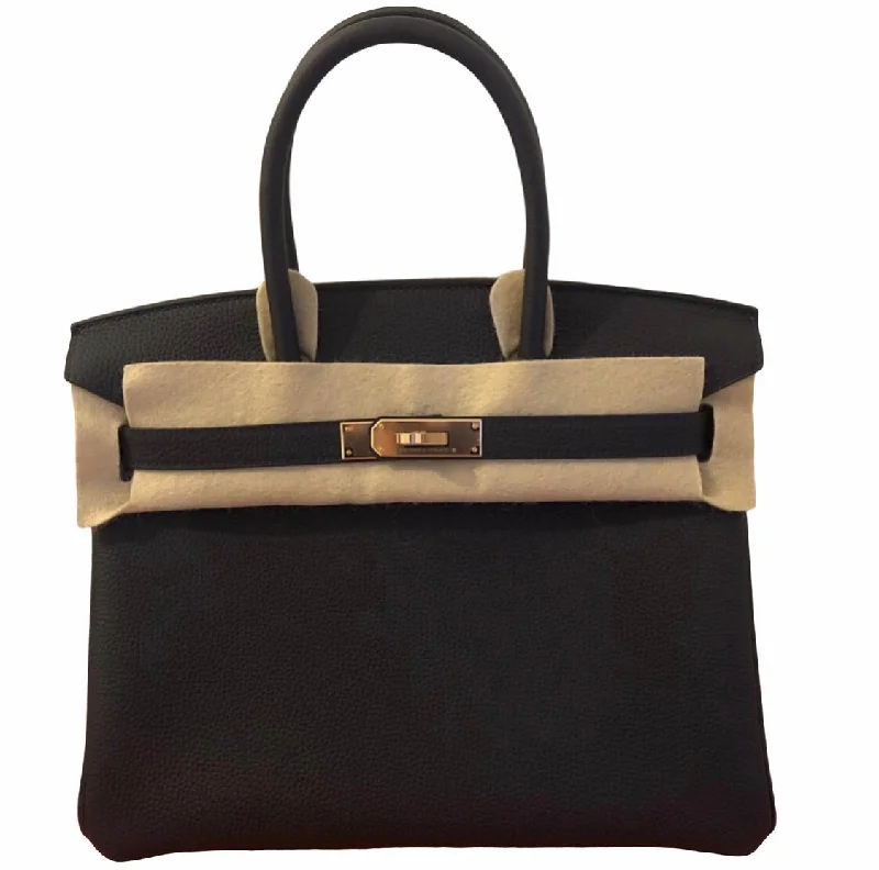 Hermès Birkin 30 Black Togo Gold Hardware