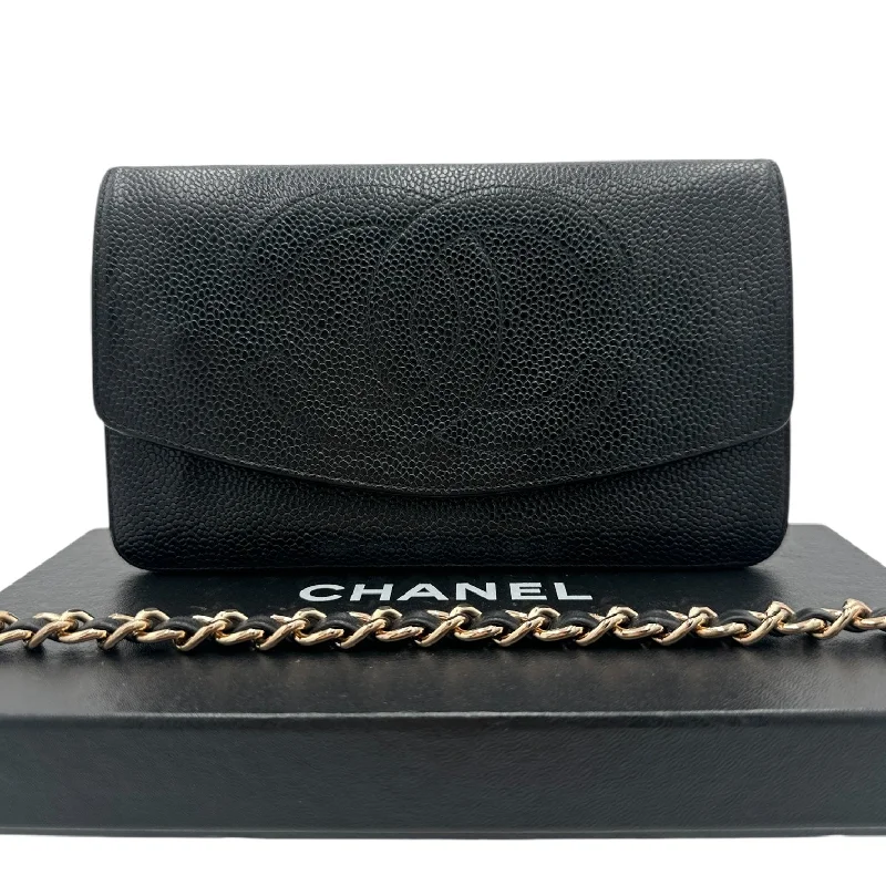 CHANEL Caviar Leather Timeless Clutch