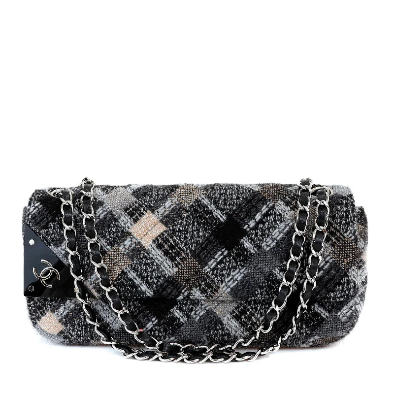 Chanel Tweed East  West Couture Flap